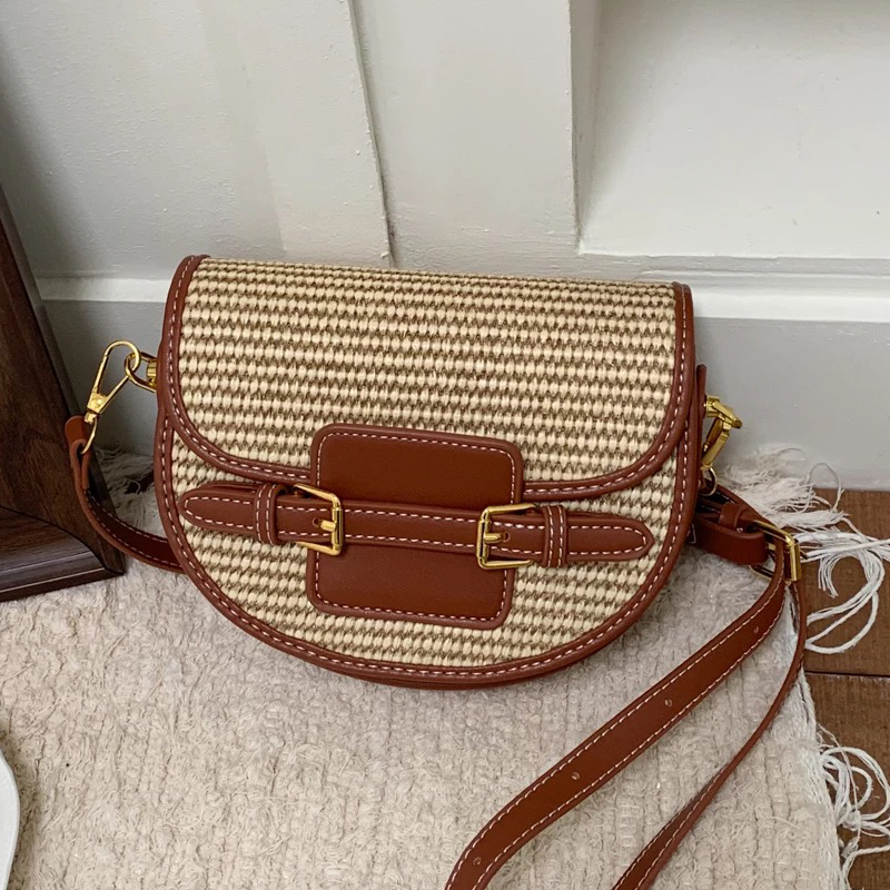 Mini bolsas de sillín de paja  - Luxury Bags Leather reseña y precio